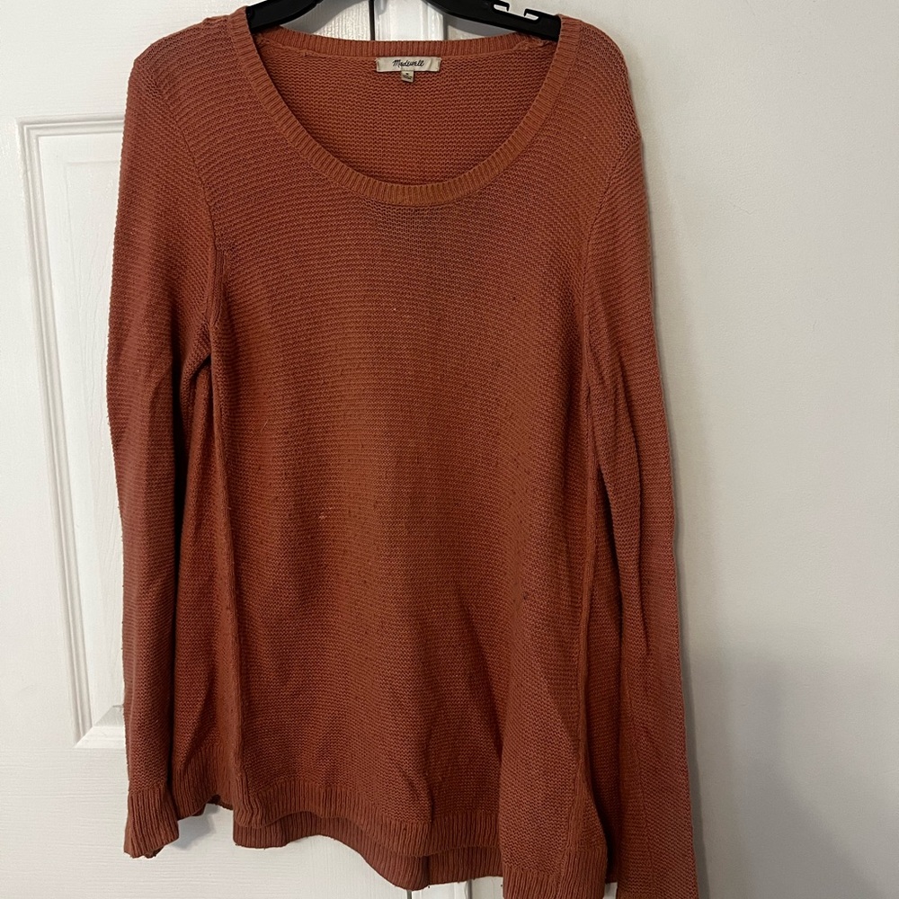 Madewell pink sweater